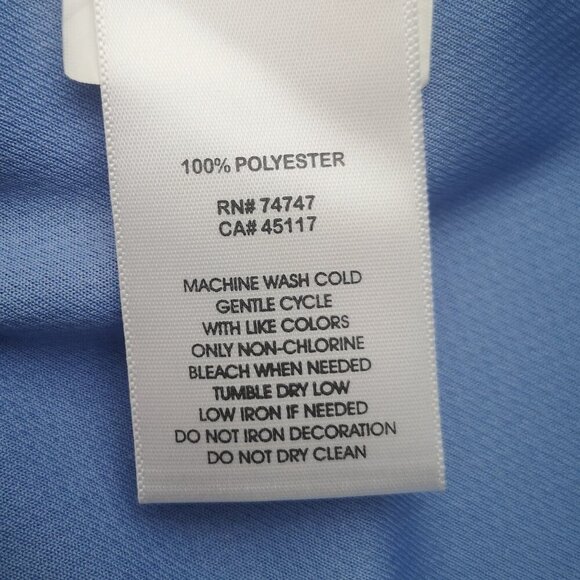 2 / $30.00 - World Wild Sportsman by Bass Pro Ladies Size Large Blue Polo - Picture 5 of 11